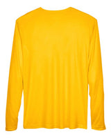Team 365 TT11L Men's Zone Performance Long-Sleeve T-Shirt #color_SP ATHLETIC GOLD