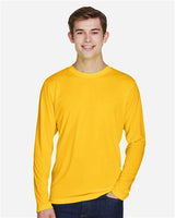 Team 365 TT11L Men's Zone Performance Long-Sleeve T-Shirt #color_SP ATHLETIC GOLD
