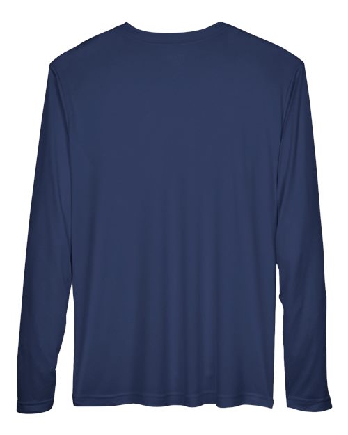 Team 365 TT11L Men's Zone Performance Long-Sleeve T-Shirt #color_SPORT DARK NAVY