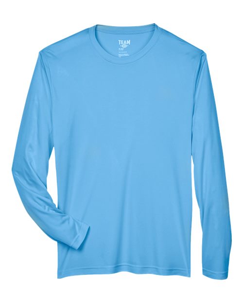 Team 365 TT11L Men's Zone Performance Long-Sleeve T-Shirt #color_SPORT LIGHT BLUE
