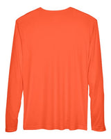 Team 365 TT11L Men's Zone Performance Long-Sleeve T-Shirt #color_SPORT ORANGE