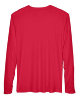 Team 365 TT11L Men's Zone Performance Long-Sleeve T-Shirt #color_SPORT RED