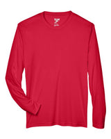 Team 365 TT11L Men's Zone Performance Long-Sleeve T-Shirt #color_SPORT RED