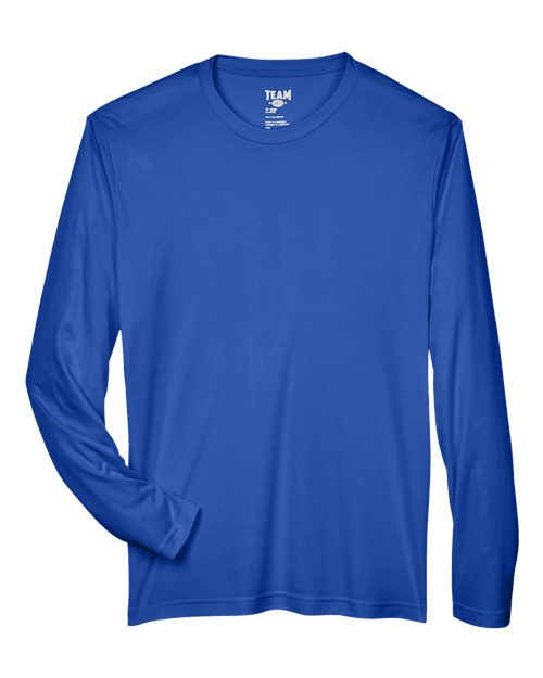 Team 365 TT11L Men's Zone Performance Long-Sleeve T-Shirt #color_SPORT ROYAL