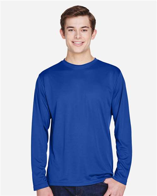 Team 365 TT11L Men's Zone Performance Long-Sleeve T-Shirt #color_SPORT ROYAL