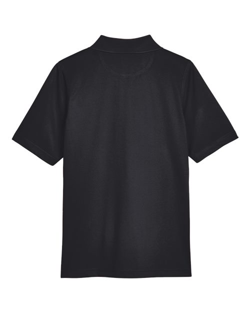 Harriton M348W Ladies' Advantage Snag Protection Plus IL Polo #color_BLACK