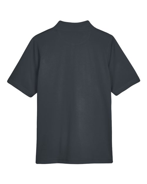 Harriton M348W Ladies' Advantage Snag Protection Plus IL Polo #color_DARK CHARCOAL