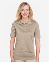 Harriton M348W Ladies' Advantage Snag Protection Plus IL Polo #color_KHAKI