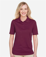 Harriton M348W Ladies' Advantage Snag Protection Plus IL Polo #color_MAROON