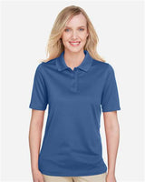Harriton M348W Ladies' Advantage Snag Protection Plus IL Polo #color_POOL BLUE