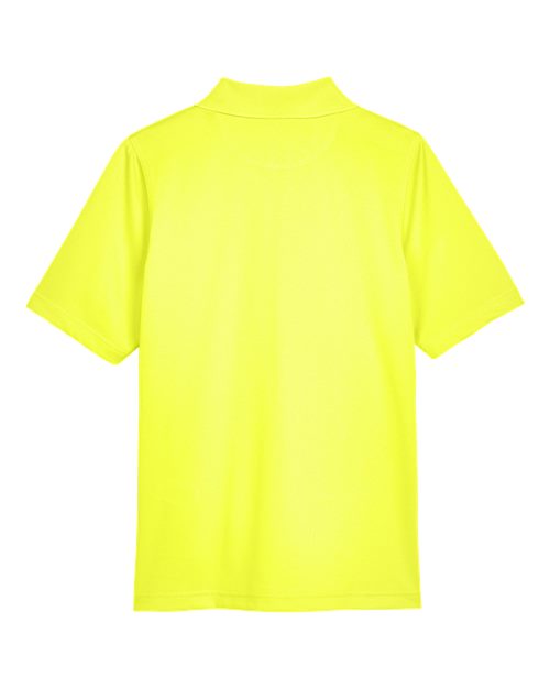 Harriton M348W Ladies' Advantage Snag Protection Plus IL Polo #color_SAFETY YELLOW