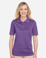 Harriton M348W Ladies' Advantage Snag Protection Plus IL Polo #color_TEAM PURPLE