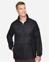 Team 365 TT73 Adult Zone Protect Lightweight Jacket #color_BLACK