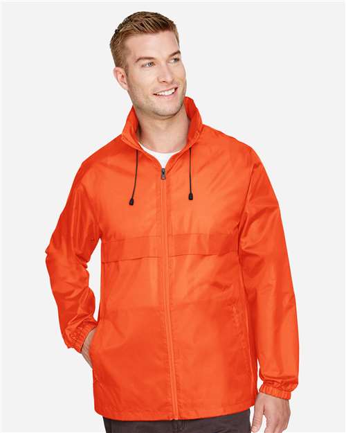 Team 365 TT73 Adult Zone Protect Lightweight Jacket #color_SPORT ORANGE