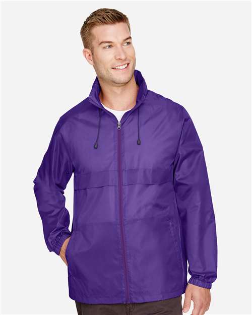 Team 365 TT73 Adult Zone Protect Lightweight Jacket #color_SPORT PURPLE