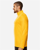 Team 365 TT31 Men's Zone Performance Quarter-Zip #color_SP ATHLETIC GOLD