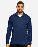 Team 365 TT31 Men's Zone Performance Quarter-Zip #color_SPORT DARK NAVY