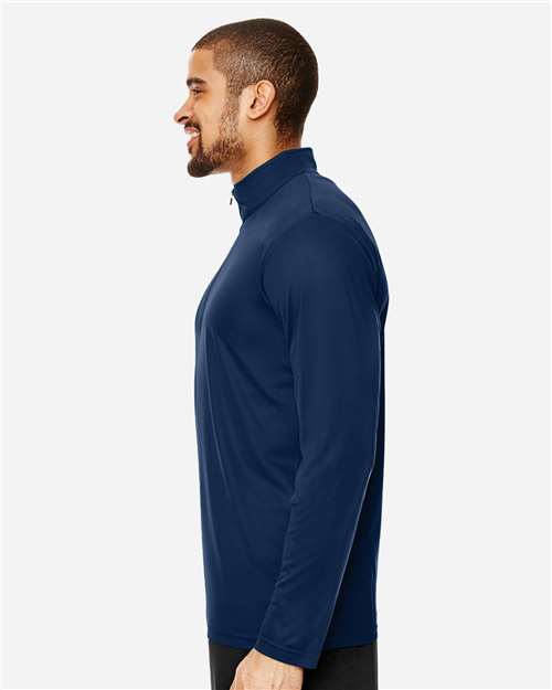 Team 365 TT31 Men's Zone Performance Quarter-Zip #color_SPORT DARK NAVY
