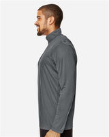 Team 365 TT31 Men's Zone Performance Quarter-Zip #color_SPORT GRAPHITE