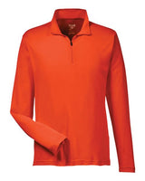 Team 365 TT31 Men's Zone Performance Quarter-Zip #color_SPORT ORANGE
