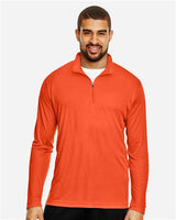 Team 365 TT31 Men's Zone Performance Quarter-Zip #color_SPORT ORANGE