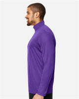 Team 365 TT31 Men's Zone Performance Quarter-Zip #color_SPORT PURPLE