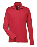 Team 365 TT31 Men's Zone Performance Quarter-Zip #color_SPORT RED