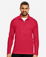 Team 365 TT31 Men's Zone Performance Quarter-Zip #color_SPORT RED