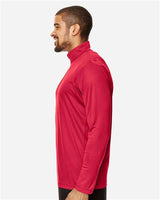 Team 365 TT31 Men's Zone Performance Quarter-Zip #color_SPORT RED