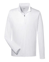 Team 365 TT31 Men's Zone Performance Quarter-Zip #color_WHITE