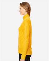 Team 365 TT31W Ladies' Zone Performance Quarter-Zip #color_SP ATHLETIC GOLD