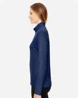 Team 365 TT31W Ladies' Zone Performance Quarter-Zip #color_SPORT DARK NAVY