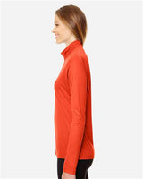 Team 365 TT31W Ladies' Zone Performance Quarter-Zip #color_SPORT ORANGE