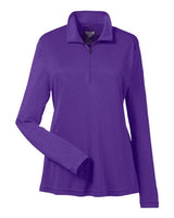 Team 365 TT31W Ladies' Zone Performance Quarter-Zip #color_SPORT PURPLE