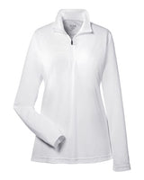 Team 365 TT31W Ladies' Zone Performance Quarter-Zip #color_WHITE