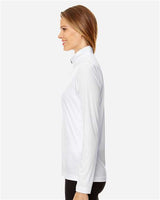 Team 365 TT31W Ladies' Zone Performance Quarter-Zip #color_WHITE