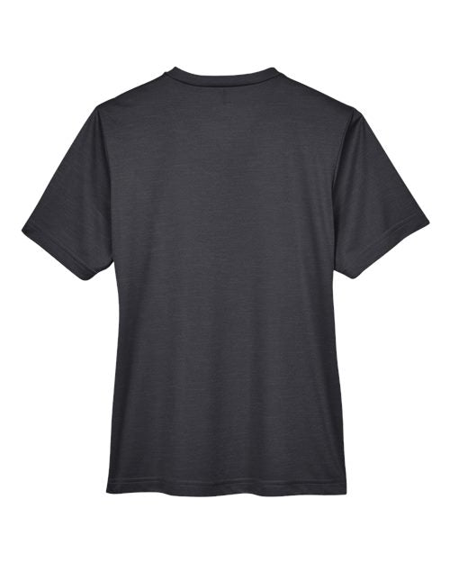 Team 365 TT11HW Ladies' Sonic Heather Performance T-Shirt #color_BLACK HEATHER