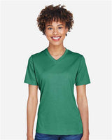 Team 365 TT11HW Ladies' Sonic Heather Performance T-Shirt #color_SP FOREST HTHR