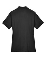 Harriton M265W Ladies' 5.6 oz. Easy Blend Polo #color_BLACK