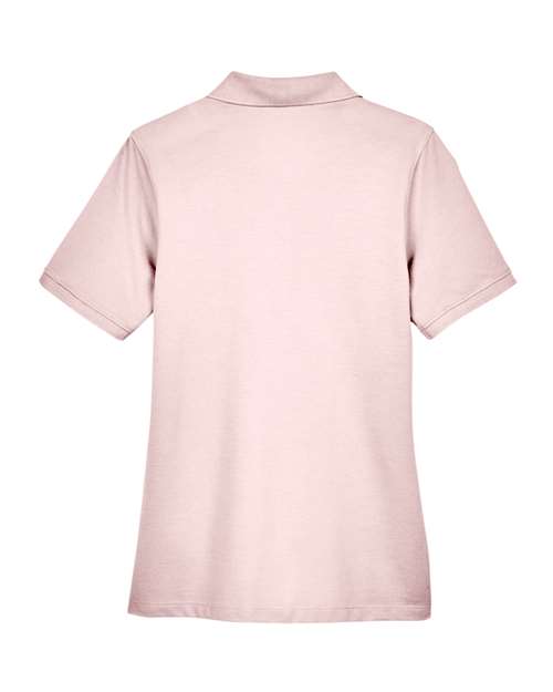 Harriton M265W Ladies' 5.6 oz. Easy Blend Polo #color_BLUSH
