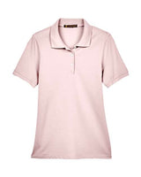 Harriton M265W Ladies' 5.6 oz. Easy Blend Polo #color_BLUSH