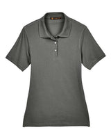 Harriton M265W Ladies' 5.6 oz. Easy Blend Polo #color_CHARCOAL