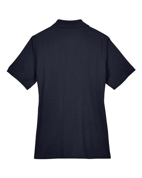 Harriton M265W Ladies' 5.6 oz. Easy Blend Polo #color_NAVY
