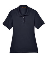 Harriton M265W Ladies' 5.6 oz. Easy Blend Polo #color_NAVY