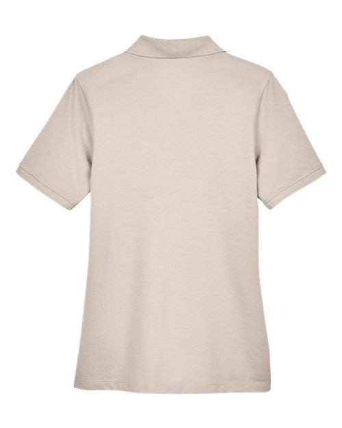 Harriton M265W Ladies' 5.6 oz. Easy Blend Polo #color_STONE