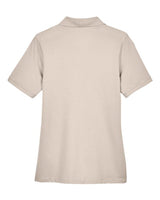 Harriton M265W Ladies' 5.6 oz. Easy Blend Polo #color_STONE