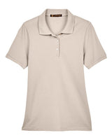 Harriton M265W Ladies' 5.6 oz. Easy Blend Polo #color_STONE