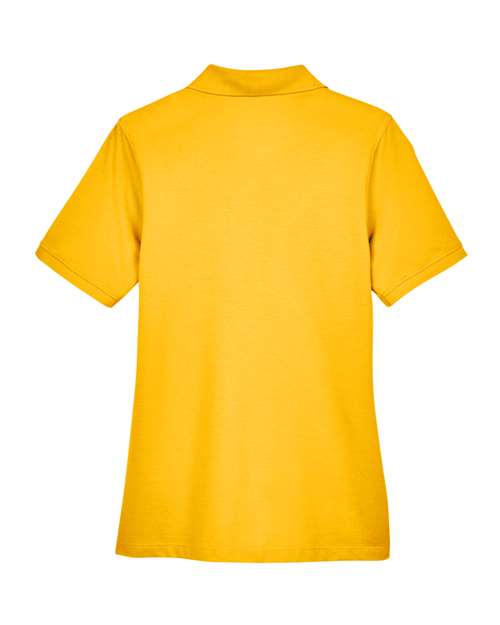 Harriton M265W Ladies' 5.6 oz. Easy Blend Polo #color_SUNRAY YELLOW