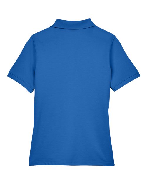 Harriton M265W Ladies' 5.6 oz. Easy Blend Polo #color_TRUE ROYAL