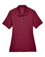 Harriton M265W Ladies' 5.6 oz. Easy Blend Polo #color_WINE